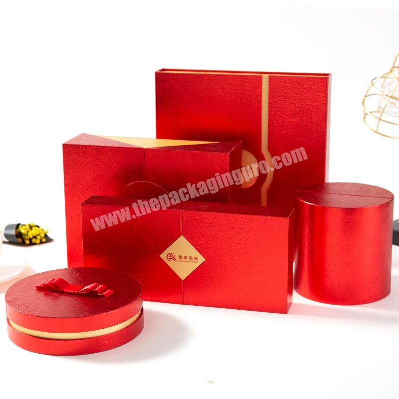 Plastic makeup cosmetic storage organizer containers box for all red color