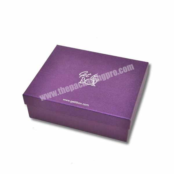 Popular bottom&lid design paper box for shoe