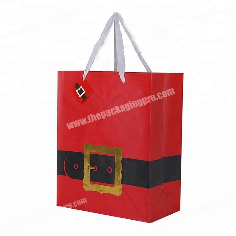 Popular branded custom made paper shopping bag with handles,paper bag with logo print