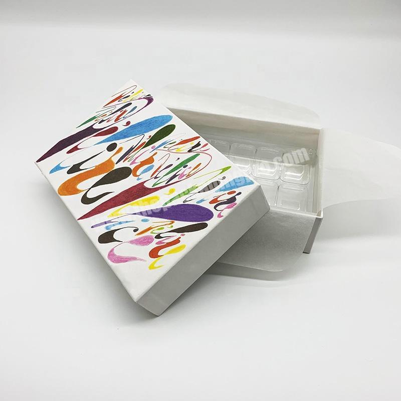 Popular Factory Custom Logo White Kraft Paper Packaging Gift Box For Chocolate