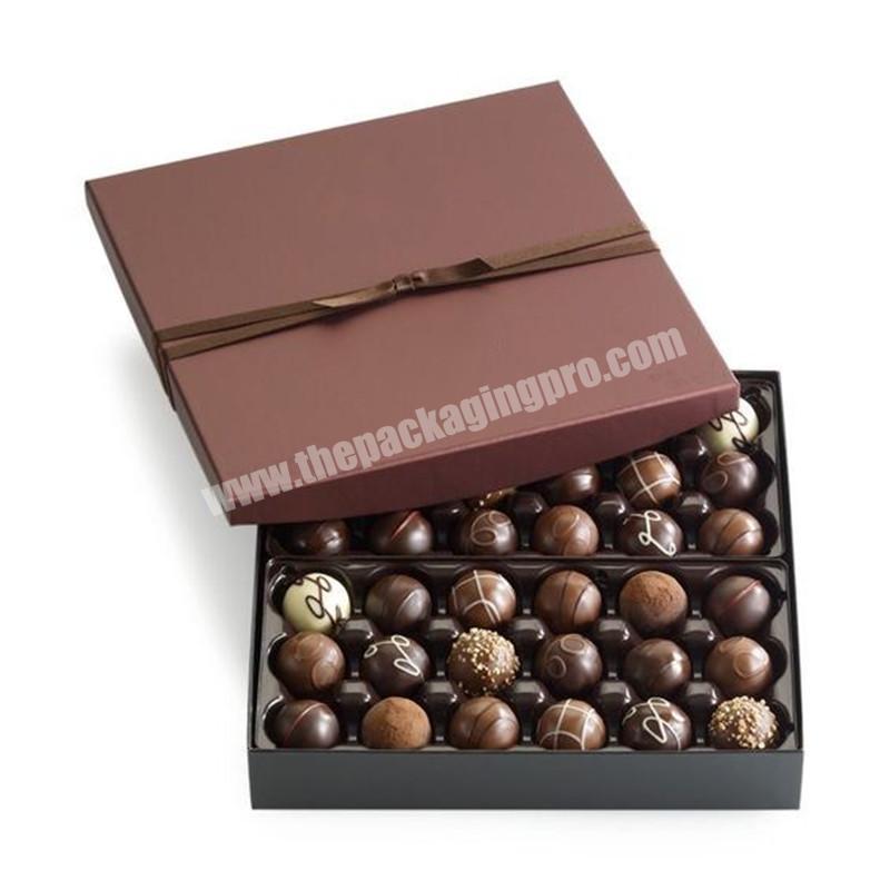 Popular Gold Supplier Custom luxury chocolate boxes packaging, dessert box packaging