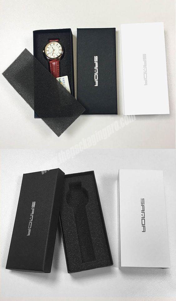 Factory Popular  luxury custom  Rigid paper Watch  Box with custom logo and size