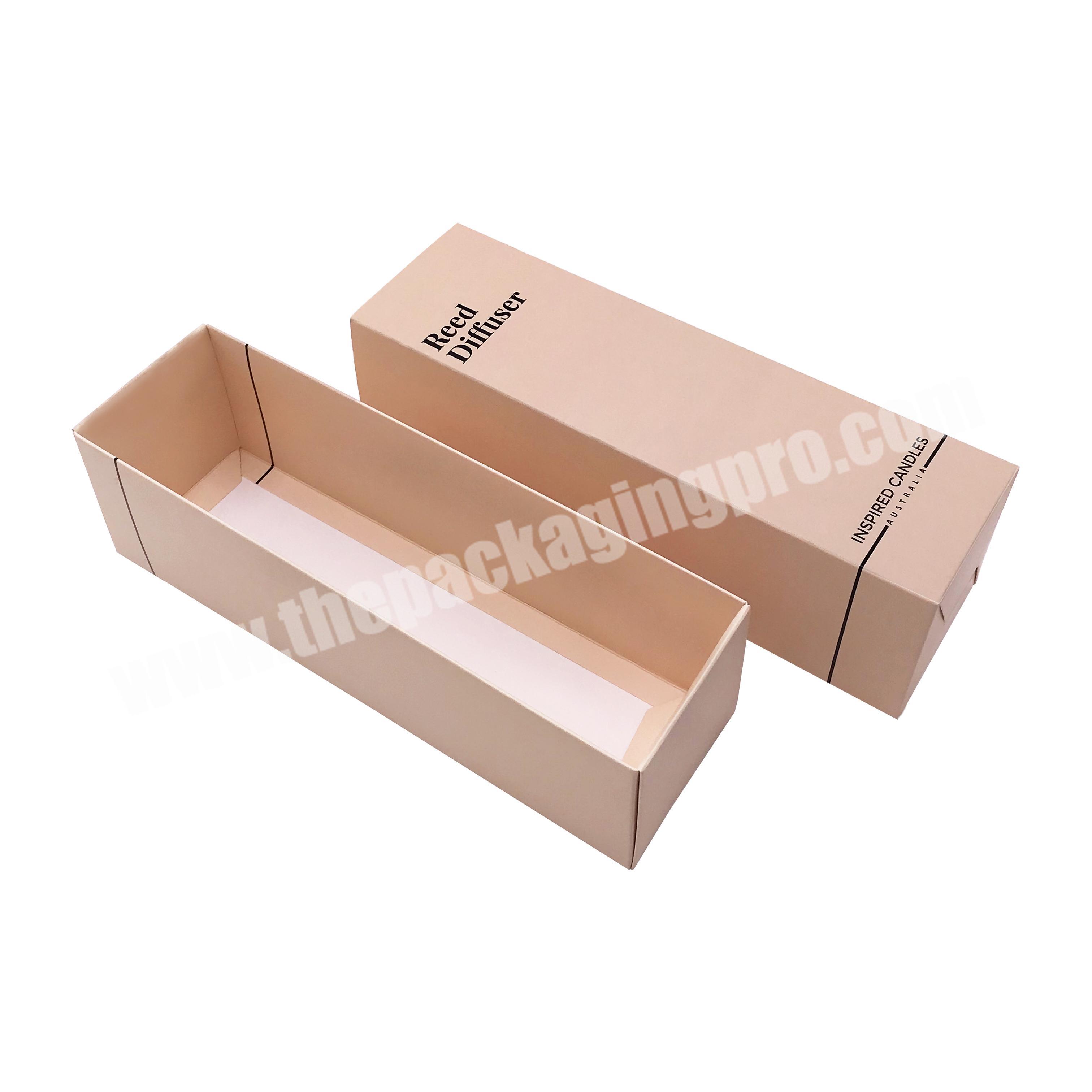 Popular luxury packaging box drawer design glassware cardboard boxes