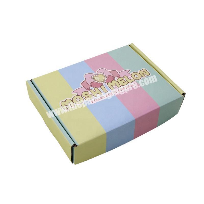 Popular Personalized Flat Pack Save Space Chipboard Mailer Box For Garment