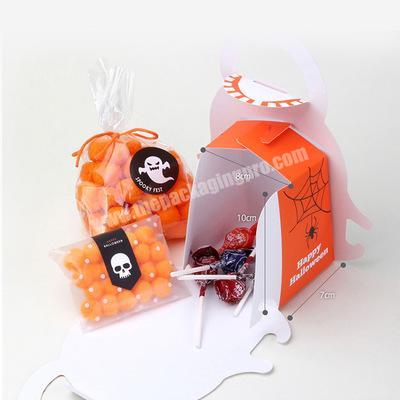 Portable Christmas Halloween Packaging Gift Paper Bag Candy Box Creative Packaging Gift Box