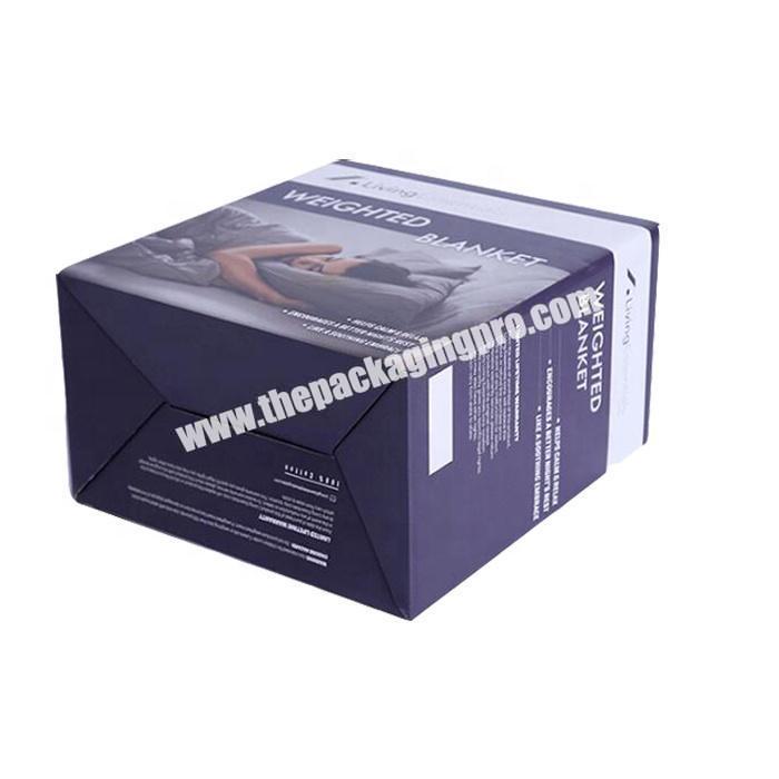 Portable custom paper packaging corrugated shipping mailing box