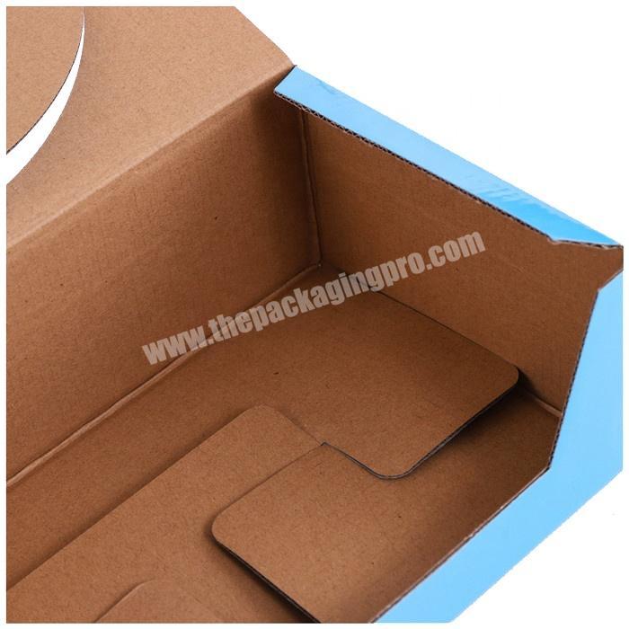 Portable folding cardboard corrugated shipping box at wholesale price