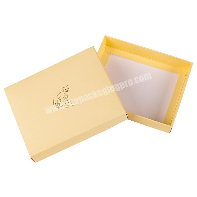 Preferential price small fresh packaging box packaging box with lid for clothing gift