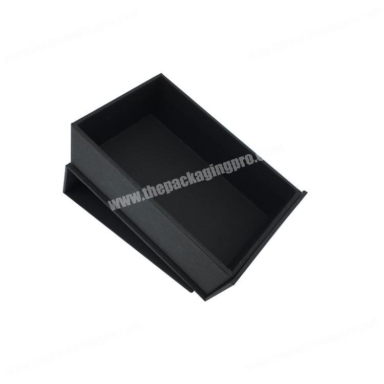 Premium Black Colored Printed Luxury Gift Set Packaging Logo Custom Cardboard Magnetic Boxes