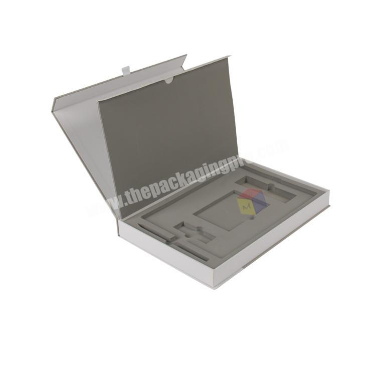premium book shape electronic gift presentation box magnetic