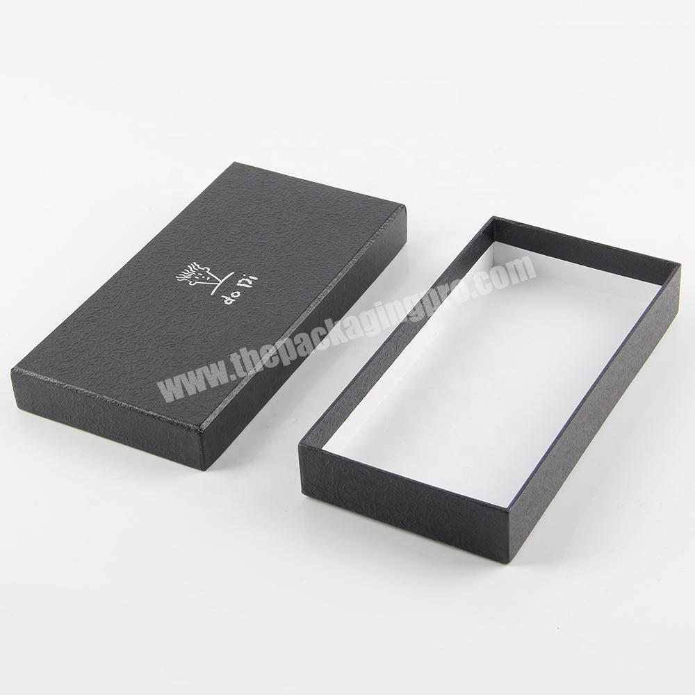Premium flat watch boxes packaging cases watch box with cover