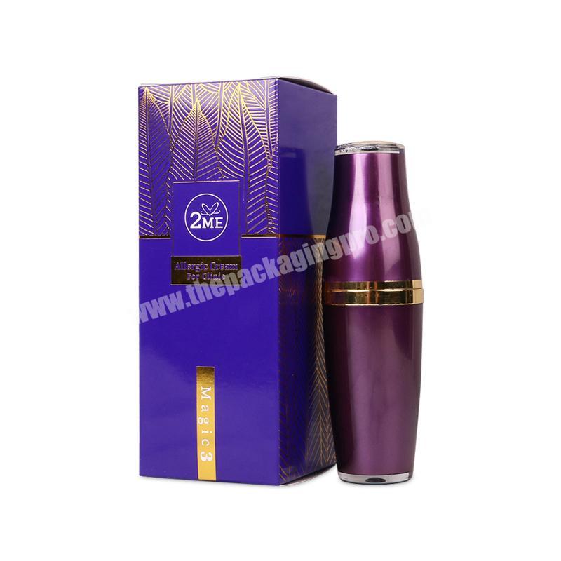 Premium Golden Foil Jar Bottle Skin Care Packaging Cosmetic Box For Eyes creamMaskEssential Oils