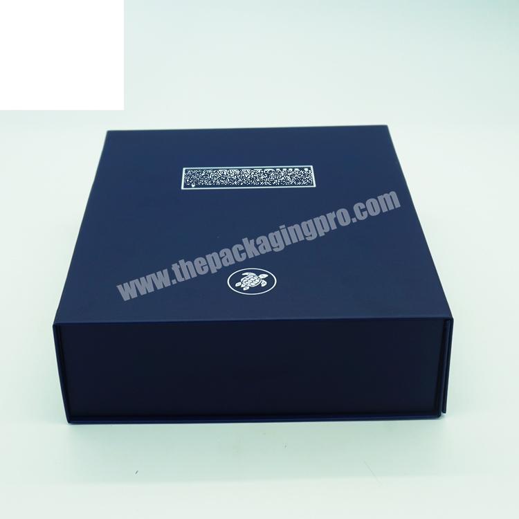 premium magnet luxury paper packaging foldable collapsible folding custom logo printing cardboard rigid magnetic gift box