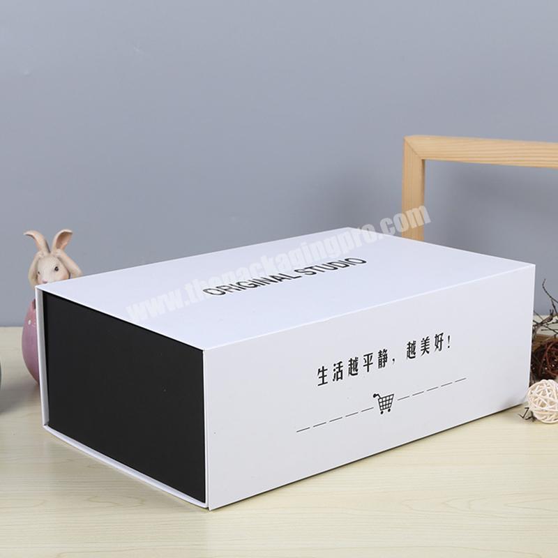 premium packaging box cosmetics  small foldable cosmetic box with magnetic luxury black magnetic cosmetic gift box packaging