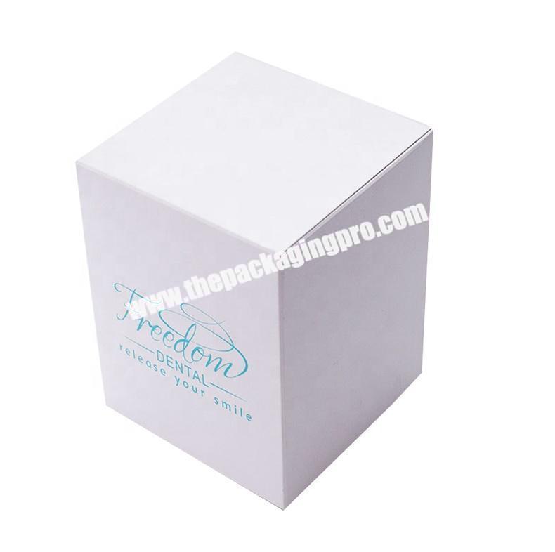 Premium paper cardboard glass bottle packaging box holographic printing box