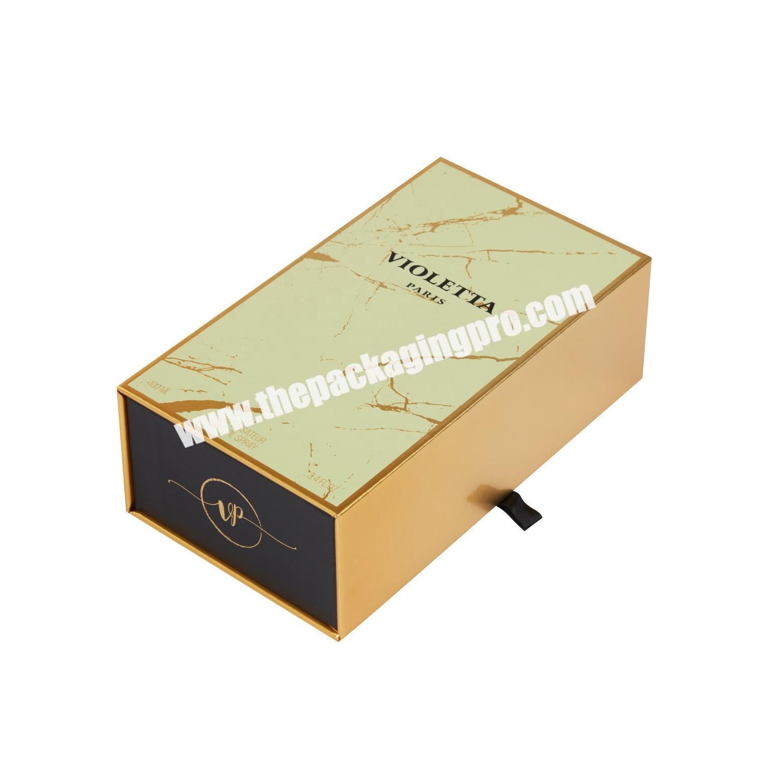Premium shape best quality rectangular perfume box gift display box