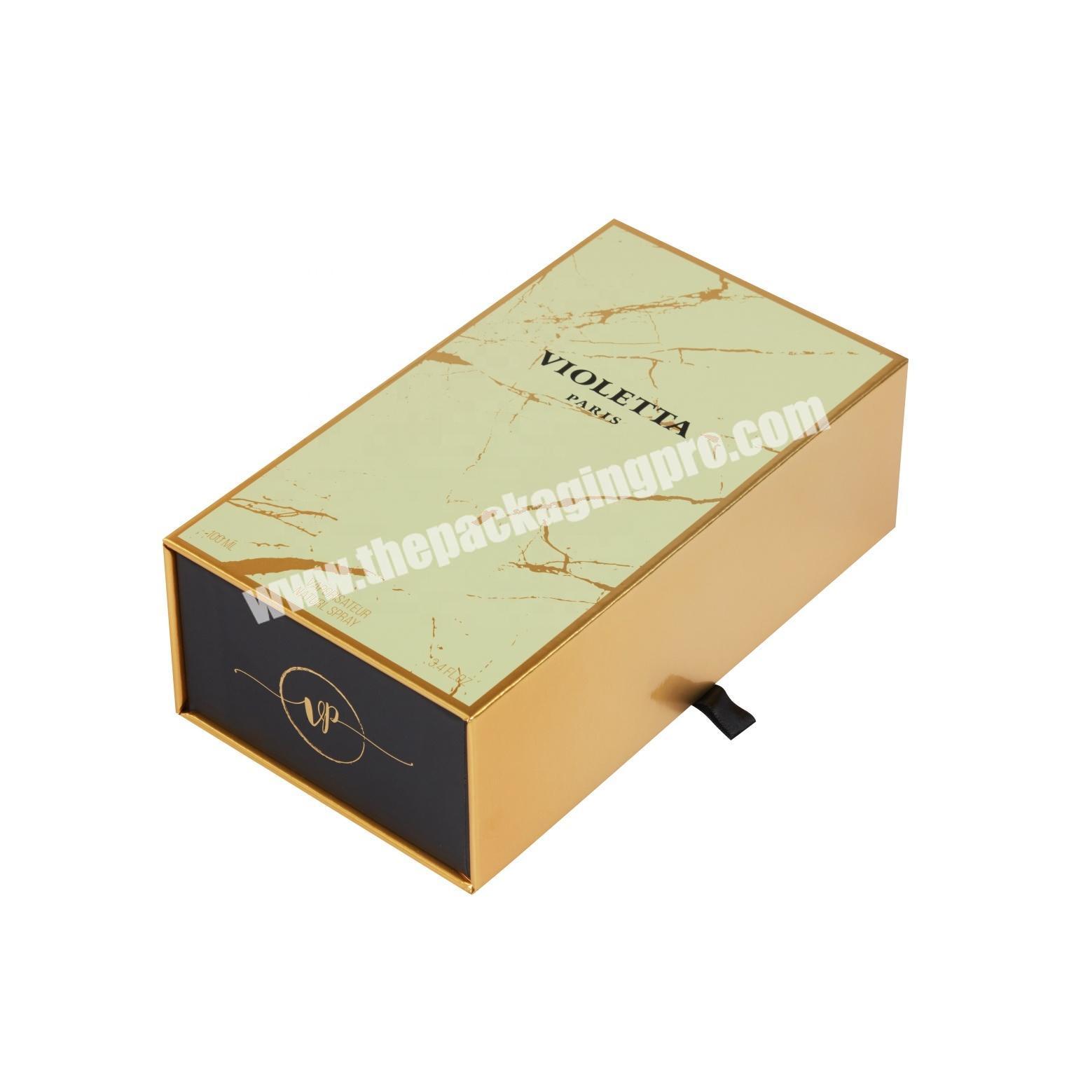 Premium shape best quality rectangular perfume box gift display box