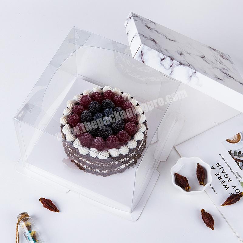 Priced to sell cake box unique clear transparent cake box packaging cake boxes with wholesale price