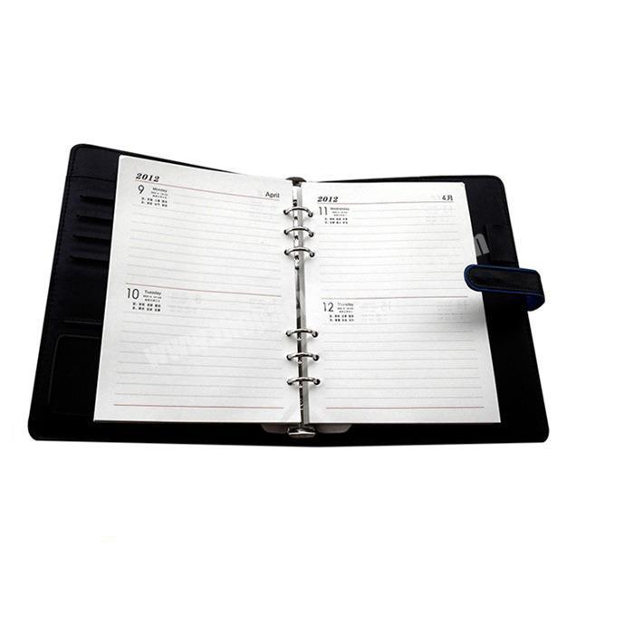 Print 2019 2020 weekly 6 ring binder a5 a5 notebook diary planner spiral binding custom