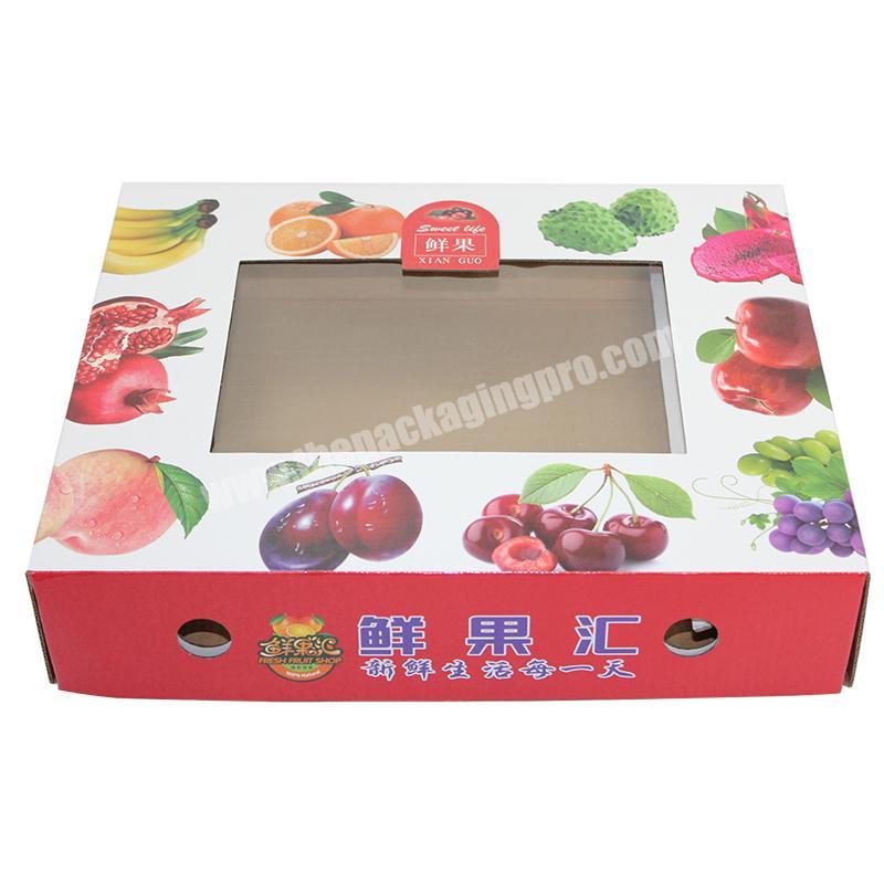 Print Outer Double Wall Cardboard Corrugated Paper Carton Home Appliance Produce Shipping Fruit custom Paper packaging box