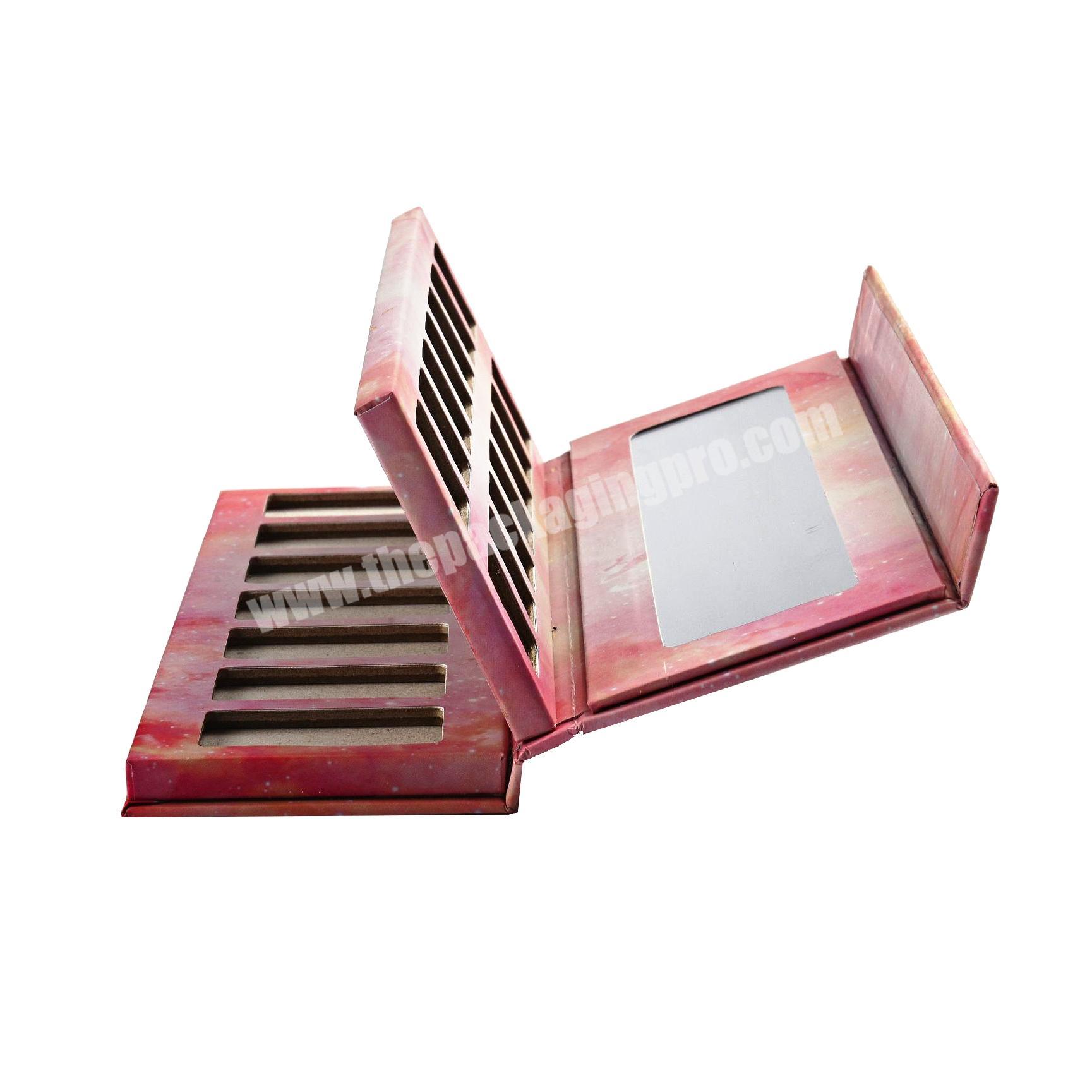 printed cardboard gift packaging custom merchandising lipstick Nail Polish Oil display boxes