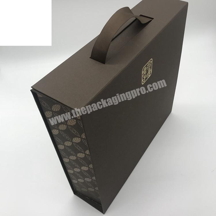 printed collapsible wholesale cardboard magnet closure folding gift box magnetic