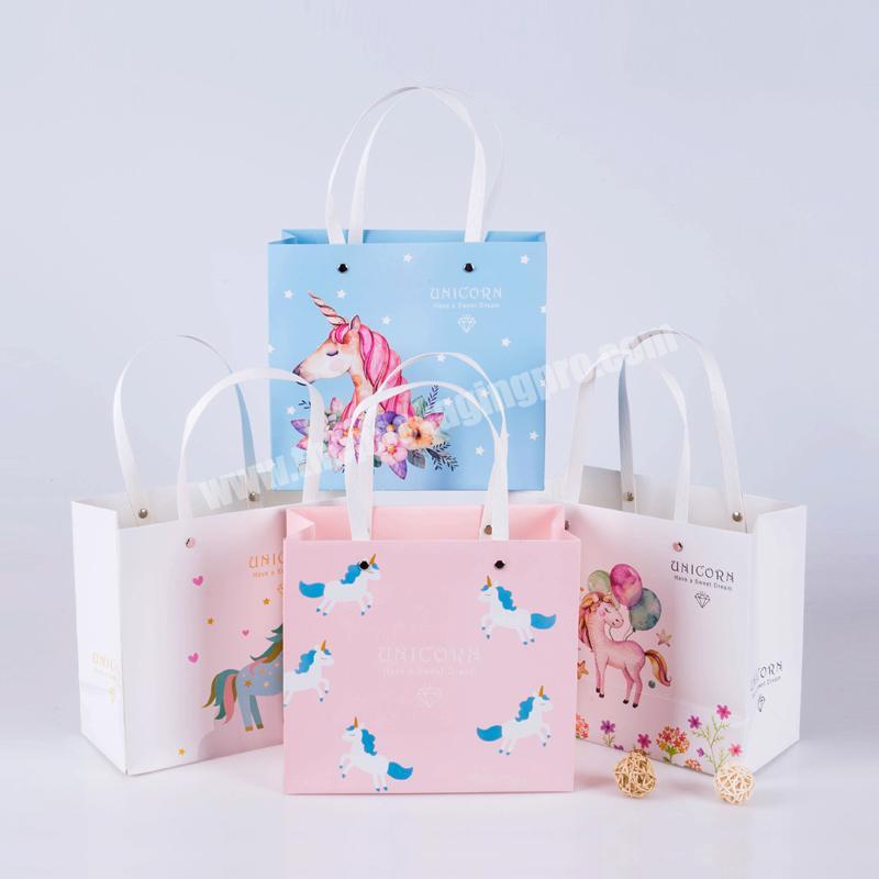 Printed Paper Bags with plastic handles