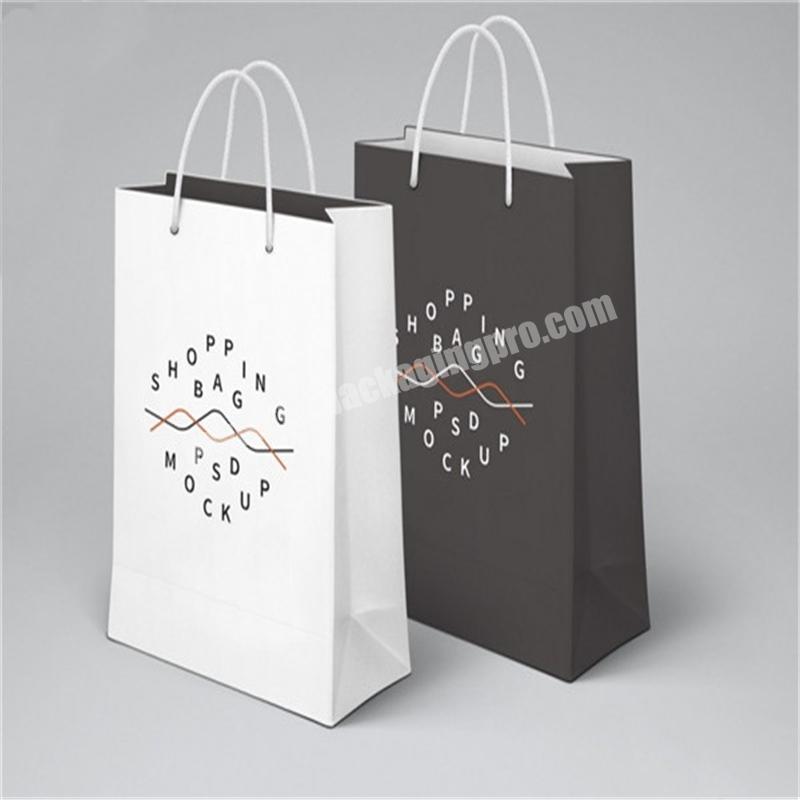 Printing logo of clothes paper bag for shopping