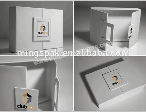 printing packaging gift box double door open