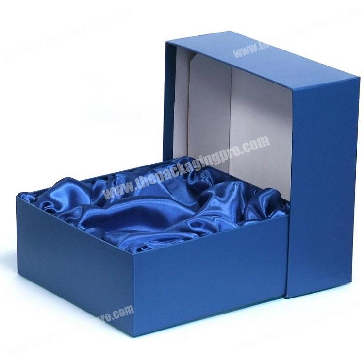 Printing Paper Custom Design  Rigid Lift Off  Satin Lining Industrial Craft Gift Packing Boxes