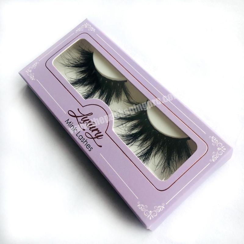 Private Label 3d 100% Real Mink lashes Custom Eyelash Packaging Box