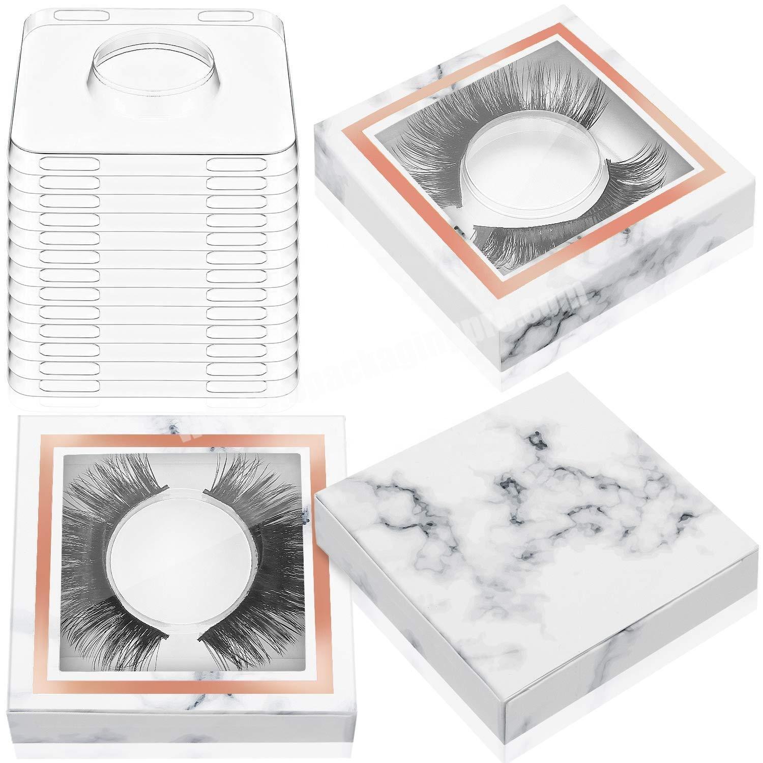 Private label eyelash packing box cosmetic tool custom lash package false eyelash box