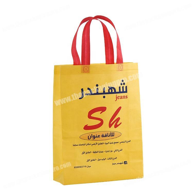 Profession customized non woven shopping bag with handle