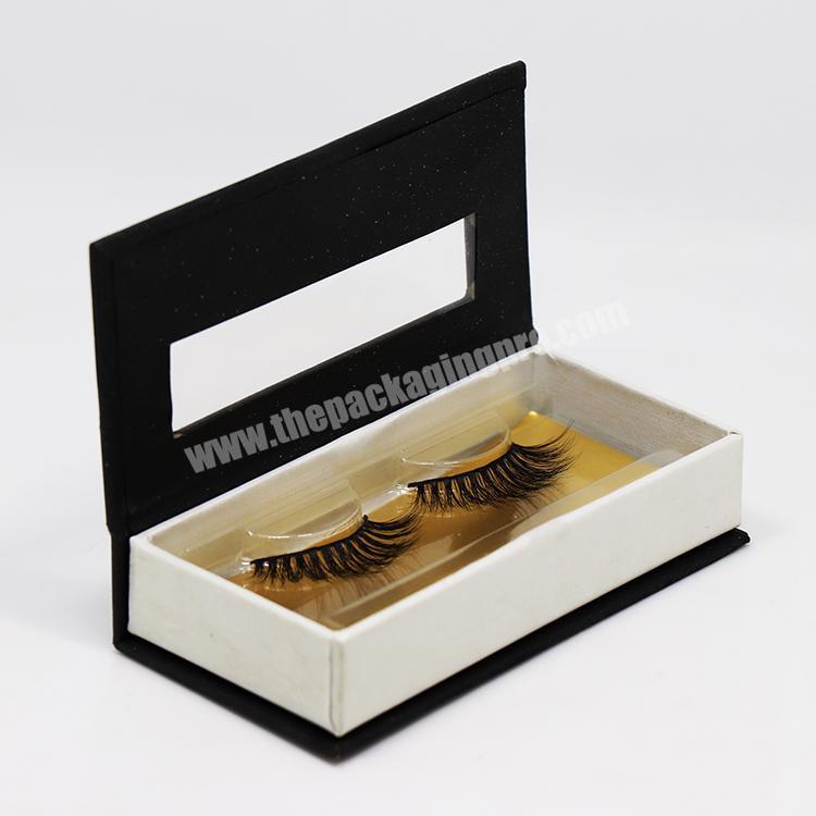 Professional China factory price popular cosmetic lashes storage boxes eye lash paper box printing