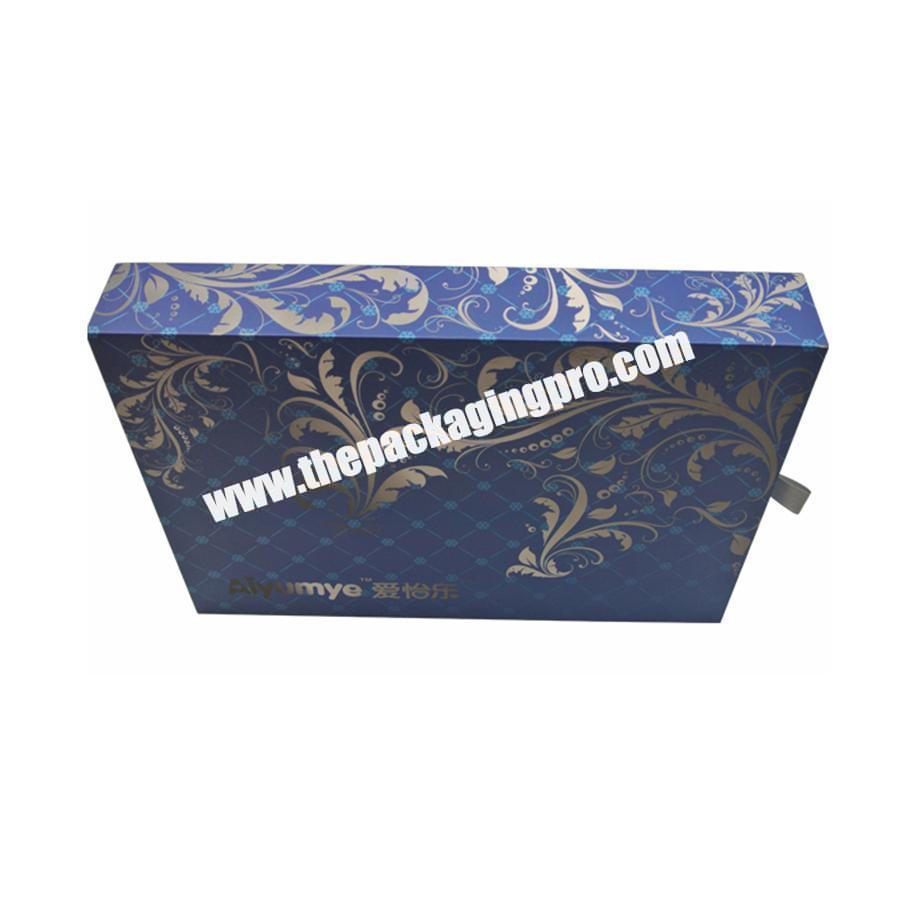 Professional custom drawer box with ribbon handle