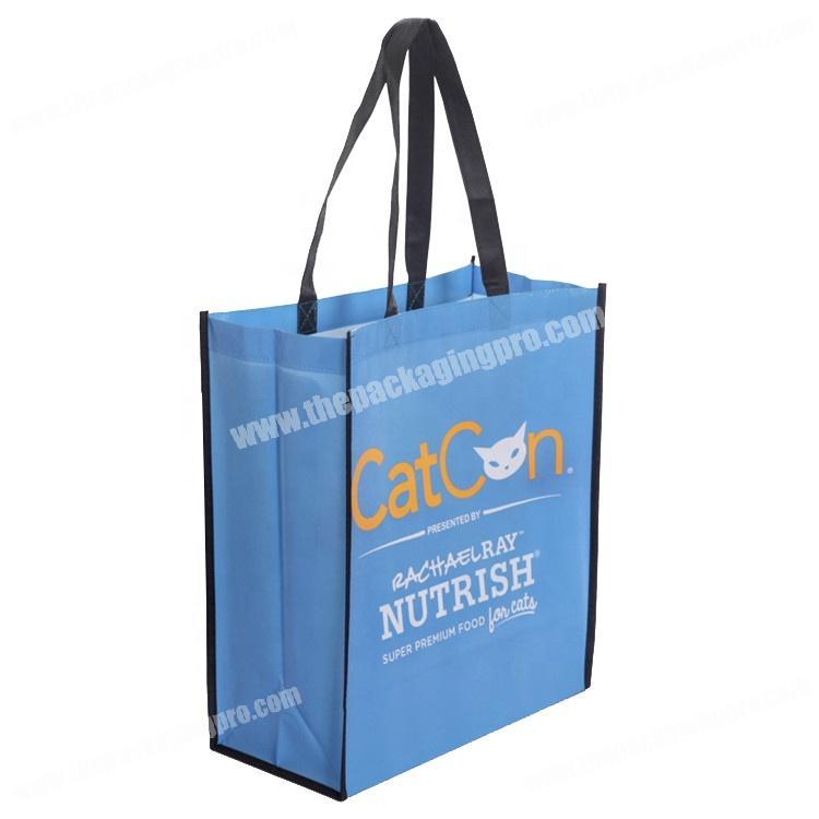 Professional custom non woven bag shopping tote for supermarket