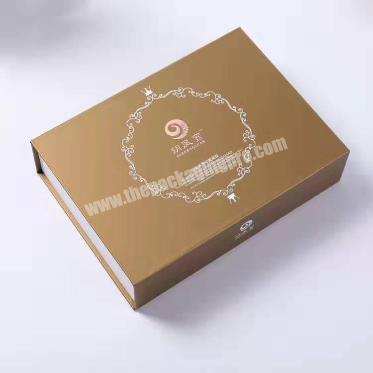 Professional custom printing logo packing box with cosmetic gift box