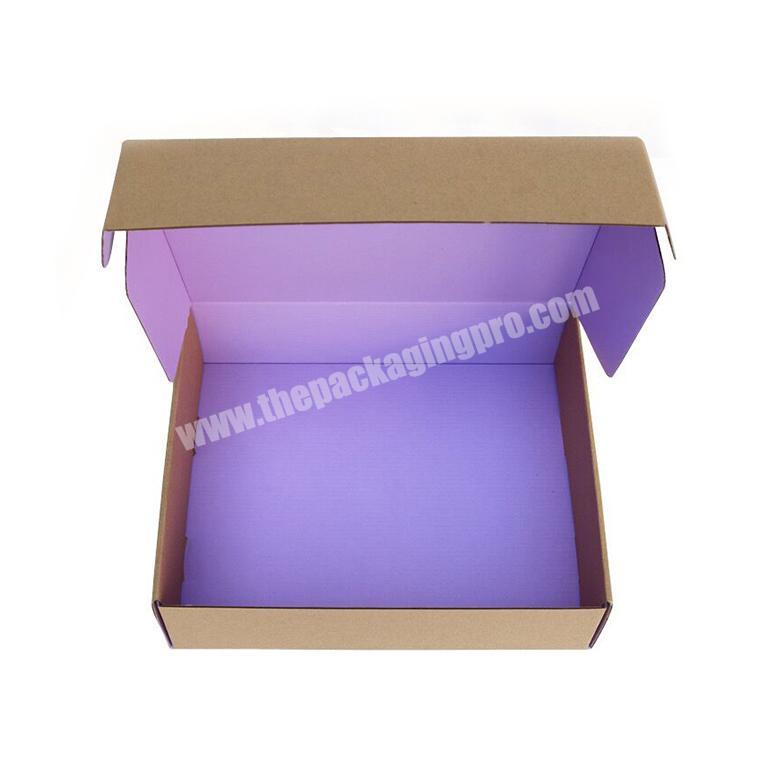 Professional factory Custom Packaging Colored Cardboard Carton Packaging Corrugated Box Print