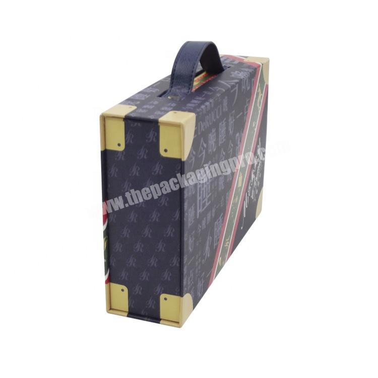 Professional factory custom with ribbon closure luxury packaging paper gift box