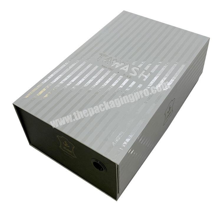 Professional factory customizable high-end foldable packaging box for shoe packaging box