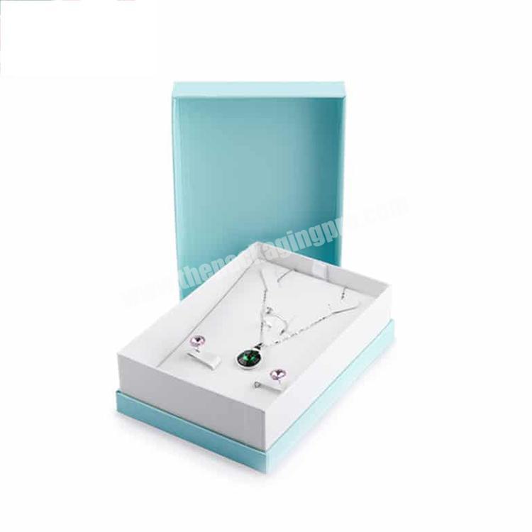 Professional luxury custom logo jewelry packaging box paper