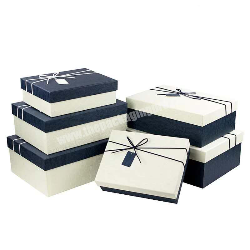 Professional luxury customize design logo gift packing with ribbon