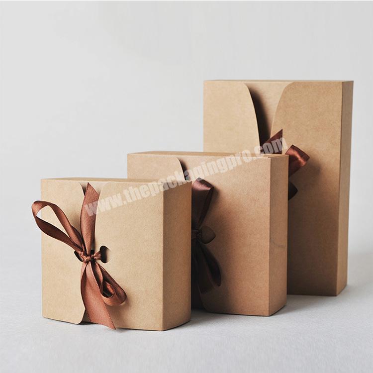 Professional Luxury Paper Craft Box Manufactures Personalised Birthday Plain Kraft Favor Paper Packaging Box