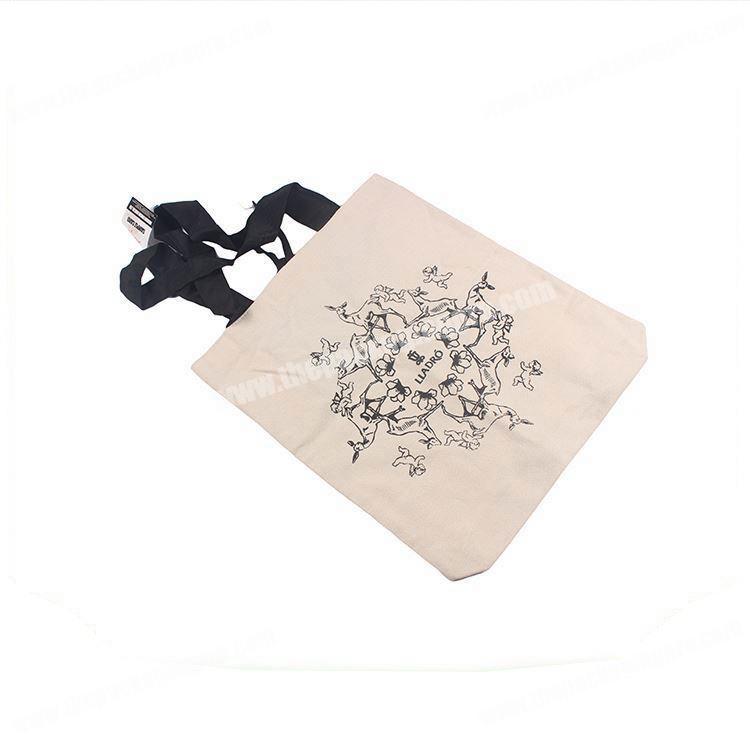 Professional made different styles competitive price animal printing cotton bag for shopping