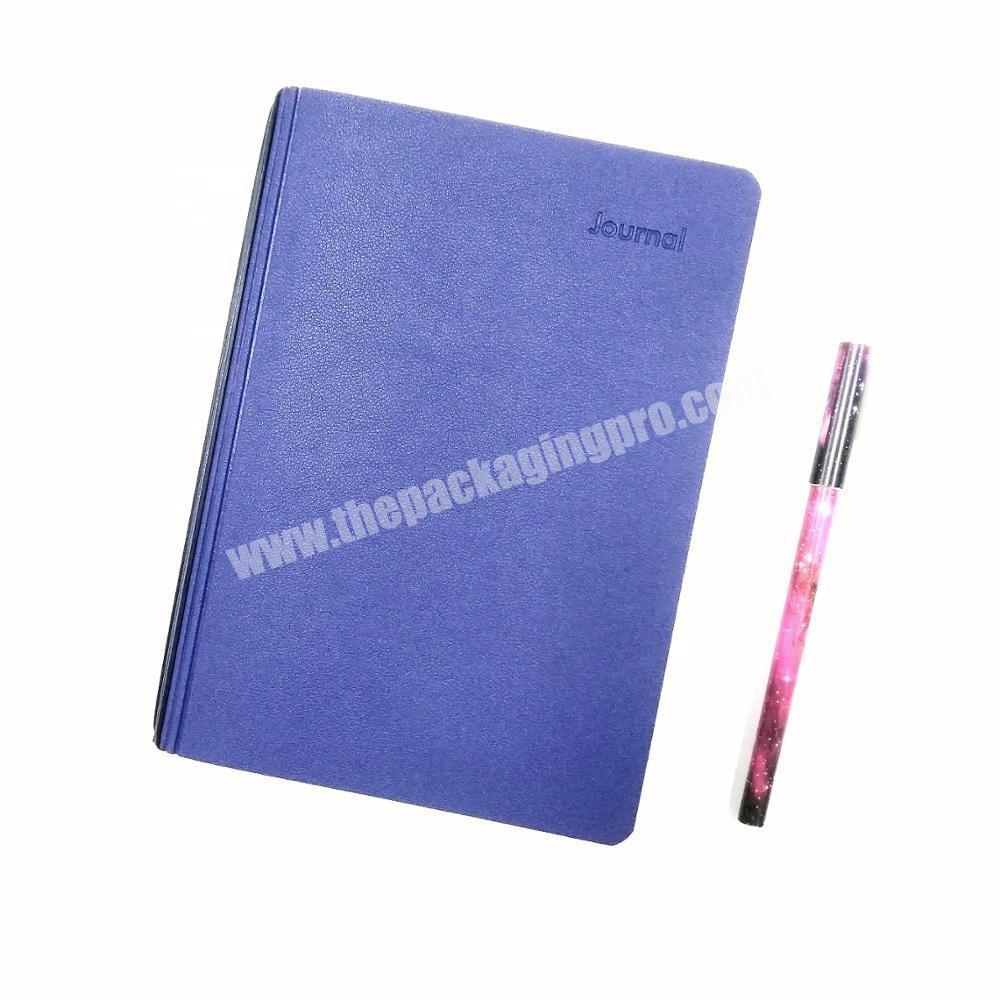 Professional made office supplies diary A5 journal leather notebook