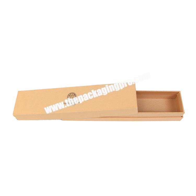 Professional manufacturer customization kraft paper cosmetics packaging drawer box