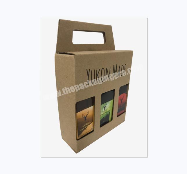 Professional manufacturers accept custom logo packaging box corrugated gift box for red wine