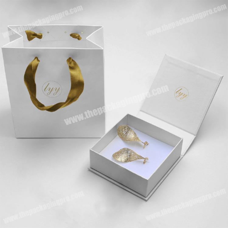 Professional printed logo fashion jewelry gift decorative packaging box