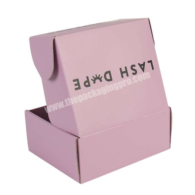 Professional Printed Logo Folding Corrugated Packaging Custom Carton Mail Box