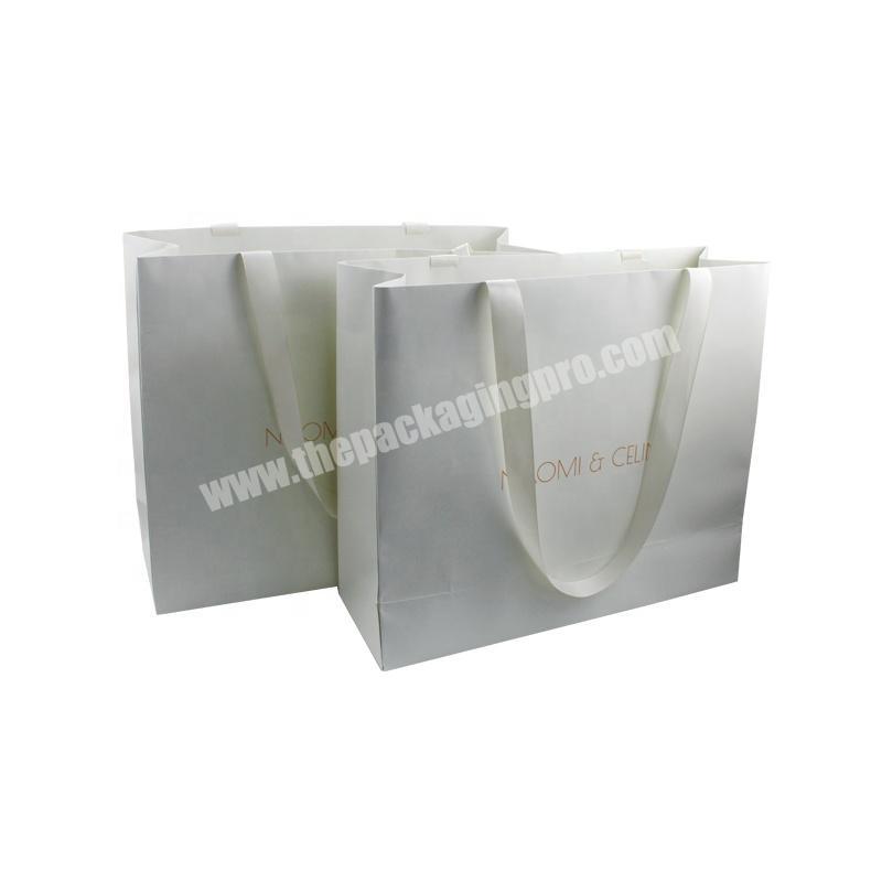 Professional Produced Wholesale Friendly Paper Bag Custom Size white Color Craft With Flat Bottom